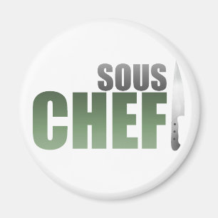 Aimant Chef vert de Sous