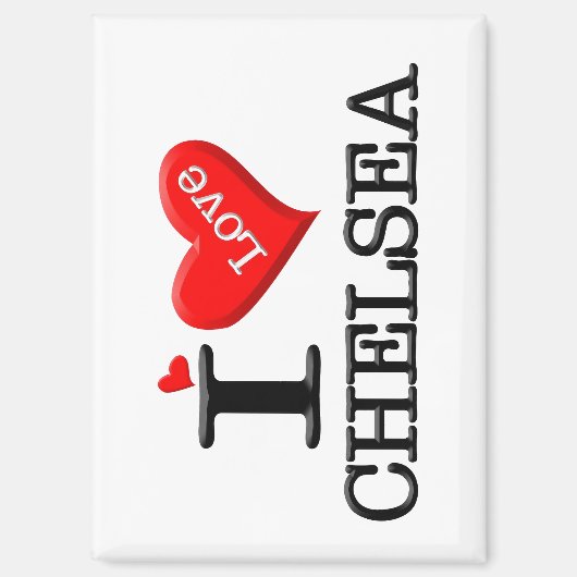 AIMANT CHELSEA, JE T'AIME (Recto)