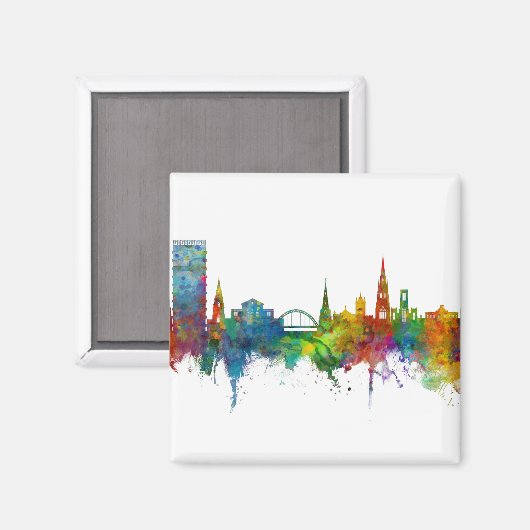 Aimant Cheltenham England Skyline (Recto/Verso)