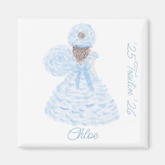 Aimant Chemin bleu Azalea (Devant)