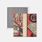 Aimant Chemin de fer Chicago et Alton (Recto/Verso)