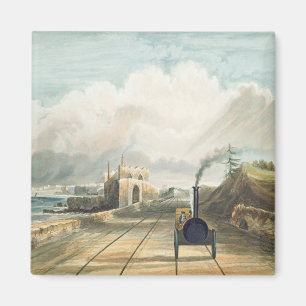 Aimant Chemin de fer de Dublin et de Kingstown : De la