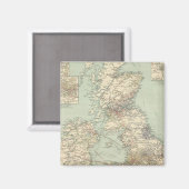 Aimant Chemin de fer des îles britanniques (Recto/Verso)