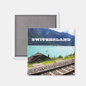 Aimant Chemin de fer en Suisse (Recto/Verso)