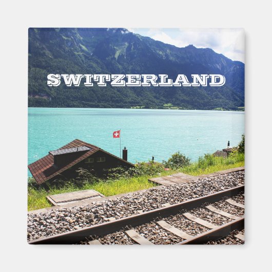 Aimant Chemin de fer en Suisse (Devant)