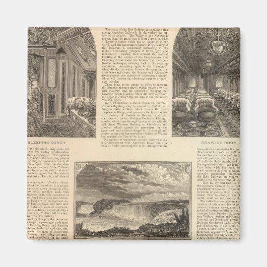 Aimant Chemin de fer Erie (Devant)