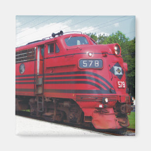 Aimant Chemin de fer F-7A #578 @ Cape May New Jersey de