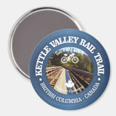 Aimant Chemin de fer Kettle Valley (cyclisme c) (Recto/Verso)