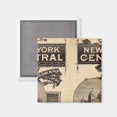 Aimant Chemin de fer New York Central et Hudson River (Recto/Verso)