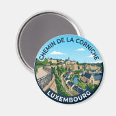 Aimant Chemin de la Corniche Luxembourg (Recto/Verso)