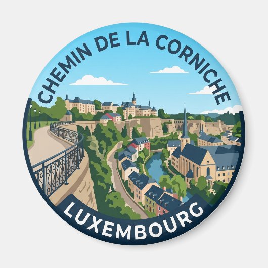 Aimant Chemin de la Corniche Luxembourg (Devant)