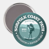 Aimant Chemin de la côte Norfolk (T) (Recto/Verso)
