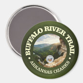 Aimant Chemin de la rivière Buffalo (rd) (Recto/Verso)