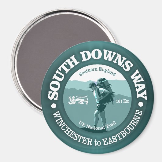 Aimant Chemin de South Downs (T) (Recto/Verso)
