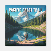 Aimant Chemin Pacific Crest (Devant)