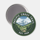 Aimant Chemin Pacific Crest (Recto/Verso)