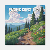 Aimant Chemin Pacific Crest (Devant)