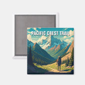 Aimant Chemin Pacific Crest (Recto/Verso)