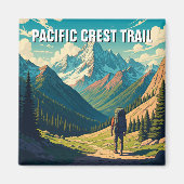 Aimant Chemin Pacific Crest (Devant)