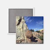 Aimant Cheminée monolithique, Parc d'état de Kodachrome,  (Recto/Verso)