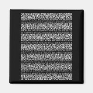 Aimant Chemise 5000 décimales Pi Cadeau Maths Prof Maths