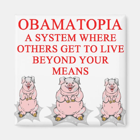 Aimant chemise anti-obama (Devant)