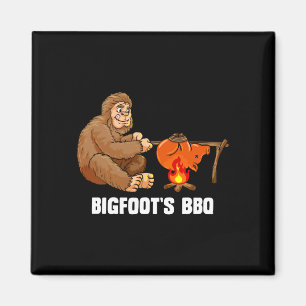 Aimant Chemise Bigfoot BBQ Sasquatch barbecue chef