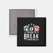 Aimant Chemise billard de la piscine - Billard Pool Break (Recto/Verso)