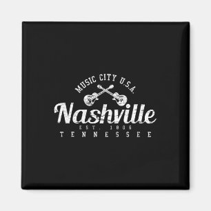 Aimant Chemise Cadeau Musique Country Usa Tennessee Nashv