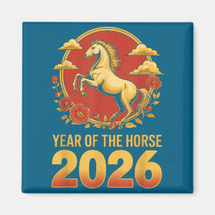 Aimant Chemise Cheval Zodiaque Chinois Lunaire 1