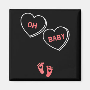 Aimant Chemise d'annonce de grossesse pour femmes pour la