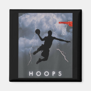 Aimant Chemise de basket-ball contre la tempête de Dunk é