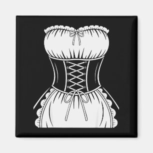Aimant Chemise de bonne française pour hommes et femmes a