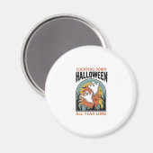 Aimant Chemise de compte à rebours d'Halloween Graphique (Recto/Verso)