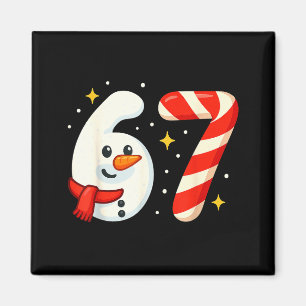 Aimant Chemise de Noël 6 7 Meme 67 Six Sept Bonhomme de N