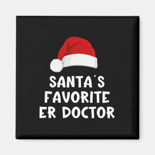 Aimant Chemise de Noël préférée du docteur des urgences d