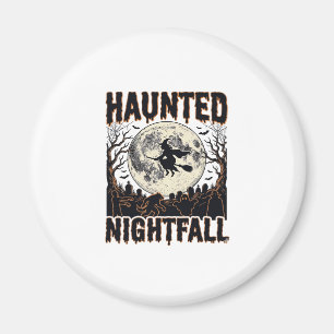 Aimant Chemise de nuit hantée Gravure vintage Halloween D