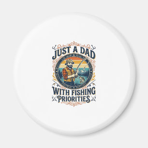 Aimant Chemise de papa de pêche de jour de père Juste un 