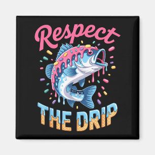 Aimant Chemise de pêche pour garçons Respecter le Drip Dr
