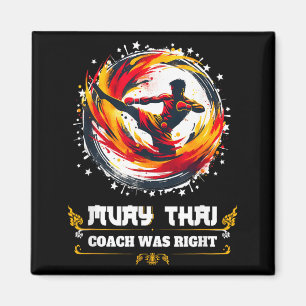 Aimant Chemise d'entraîneur Kru Thai Boxing MMA Kickboxin