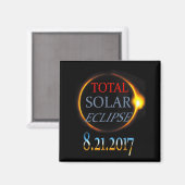 Aimant Chemise Éclipse Solaire Totale 2017 (Recto/Verso)