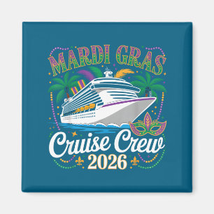 Aimant Chemise Équipage Croisière Carnaval Mardi Gras