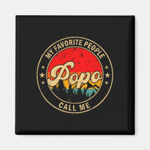Aimant Chemise Favori Appel Popo Rétro Papa