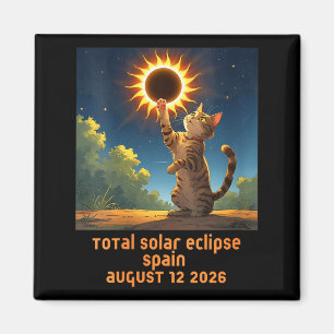 Aimant Chemise Femmes Éclipse Solaire Totale Chat