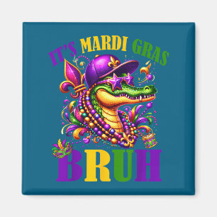 Aimant Chemise garçons Mardigator Alligator Bruh Mardi Gr