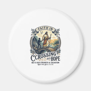 Aimant Chemise Jésus Immigration Nouveau Départ Courage C