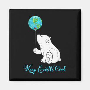 Aimant Chemise Jour des terres Ours Polaire Cadeau quotid