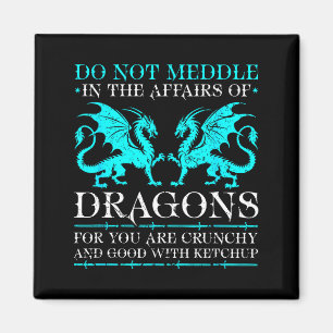 Aimant Chemise Ne Se Mêle Pas Des Affaires Dragons Fantas