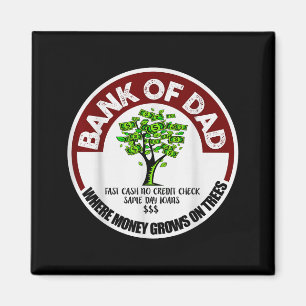 Aimant Chemise pour papa père banque chemise argent rapid