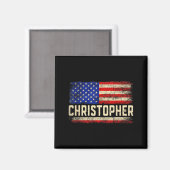 Aimant Chemise prénom Christopher prénom Christopher Amer (Recto/Verso)